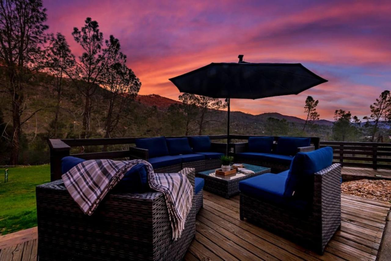 Sierra Vista Lookout Lodge With Creek, Waterfall And Waterholes, Minutes From Bass Lake And Yosemite South Gate North Fork Esterno foto