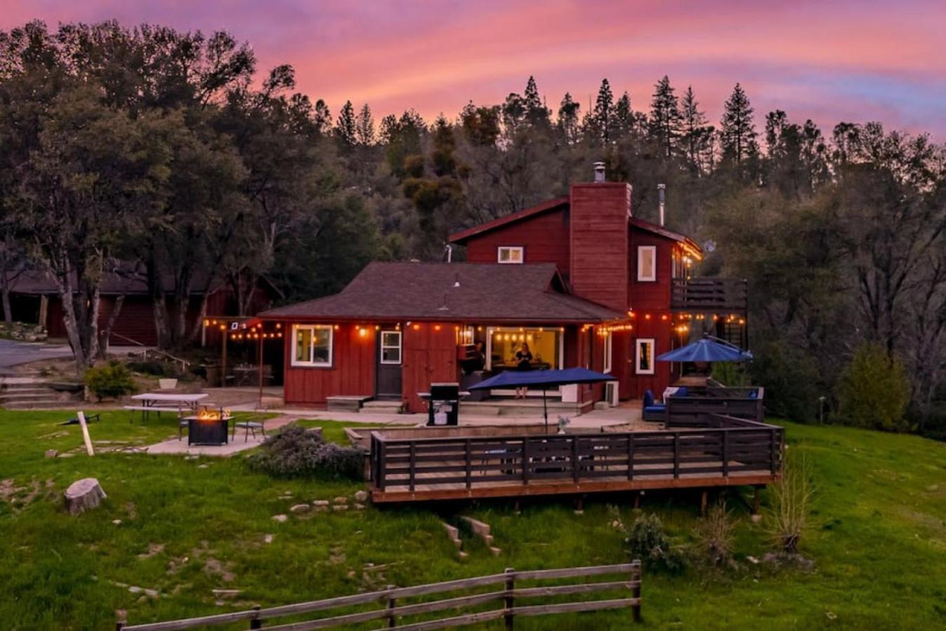 Sierra Vista Lookout Lodge With Creek, Waterfall And Waterholes, Minutes From Bass Lake And Yosemite South Gate North Fork Esterno foto
